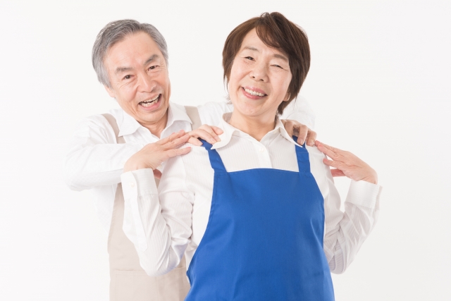 楽しそうな老人