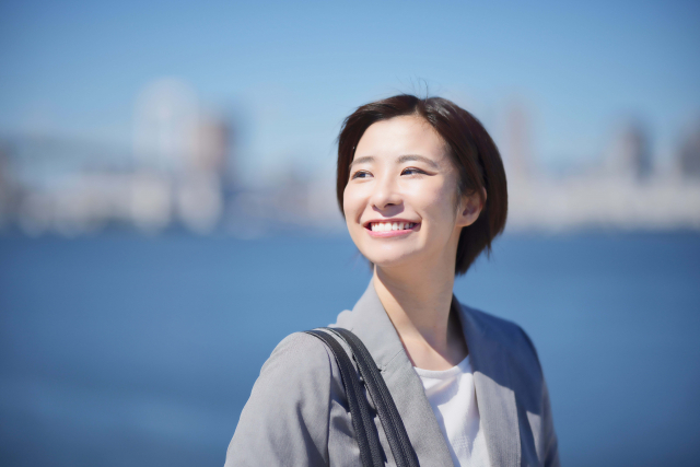 爽やかな女性