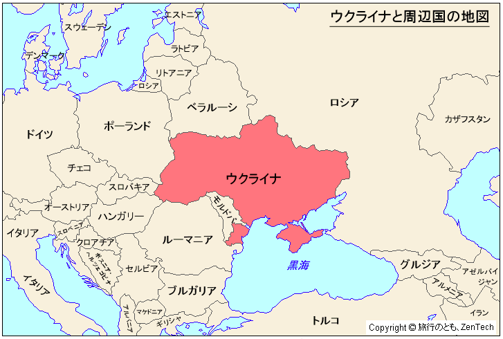 ウクライナ地図
