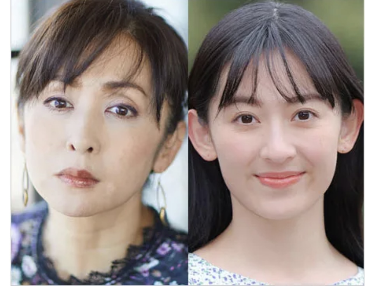 中年女性と少女