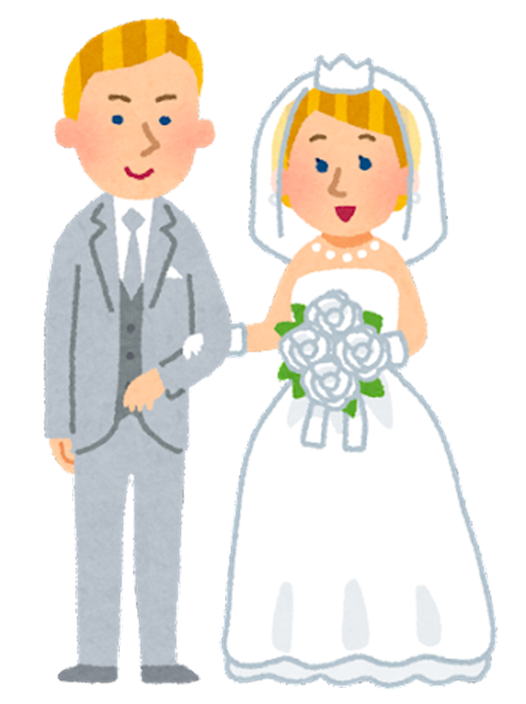 結婚式のイラスト